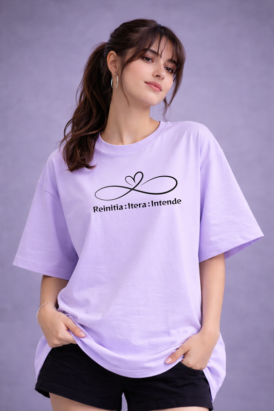Infinite Intention Oversized Graphic Tee | The Fifth Thread