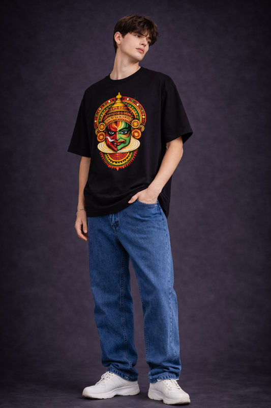 Sacred Divide Oversized Graphic Tee | The Fifth Thread