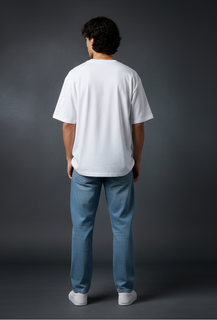 Om Spiritual Oversized Graphic Tee | The Fifth Thread