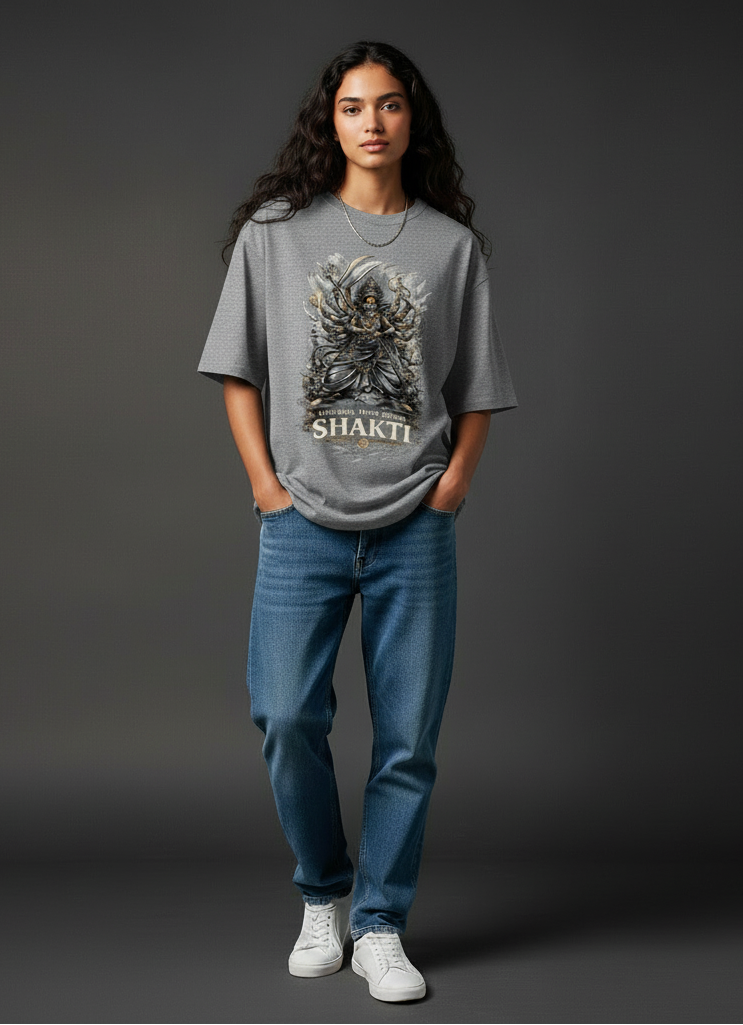 Shakti Spiritual Oversized Graphic Tee | The Fifth Thread