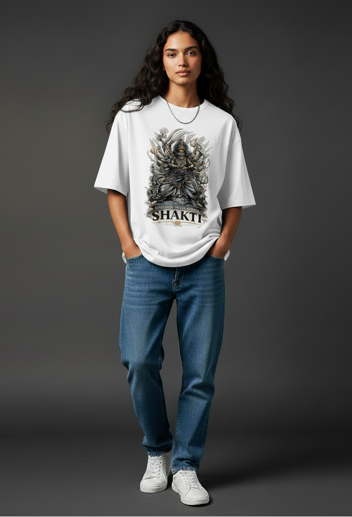 Shakti Spiritual Oversized Graphic Tee | The Fifth Thread