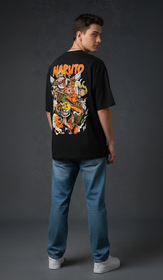 Naruto Oversized Anime Graphic Tee | The Fifth Thread