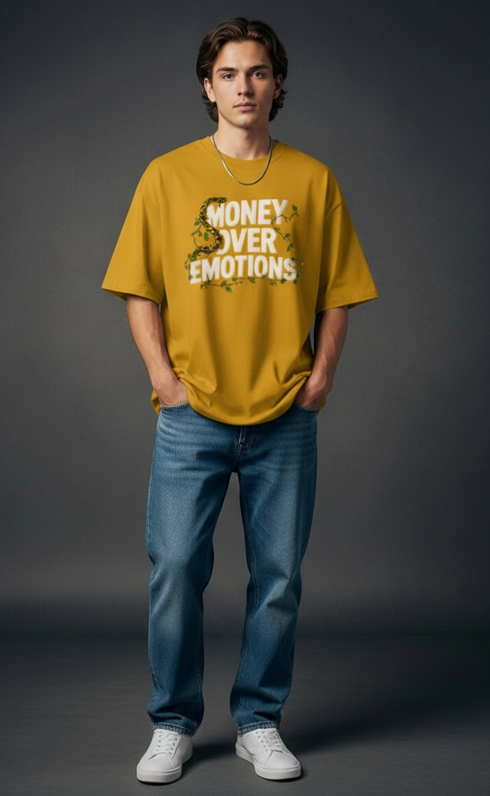 Emotion Oversized Graphic Tee | The Fifth Thread
