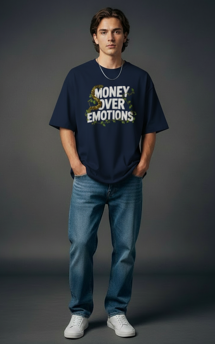 Emotion Oversized Graphic Tee | The Fifth Thread