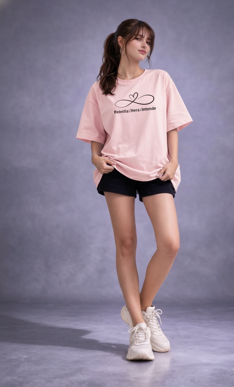 Infinite Intention Oversized Graphic Tee | The Fifth Thread