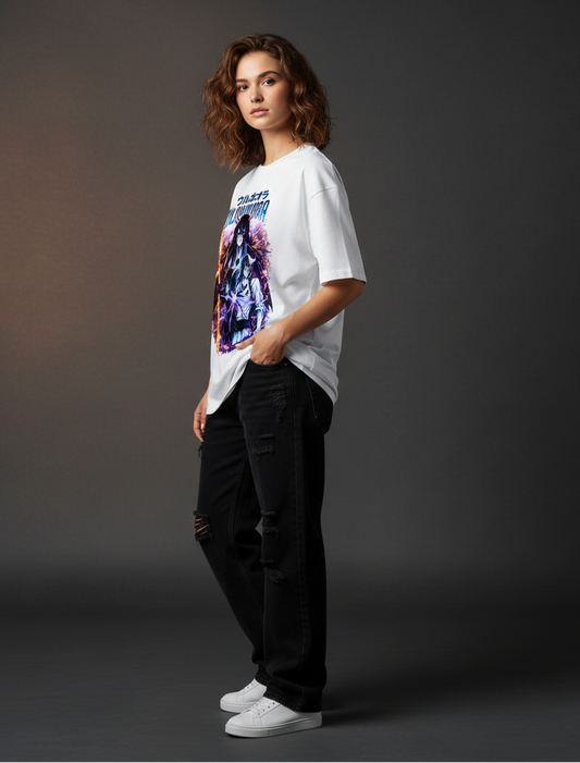 Ulquiorra Anime Oversized Graphic Tee | The Fifth Thread